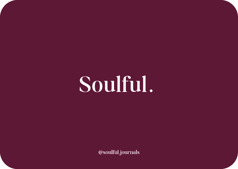 Soulful card front